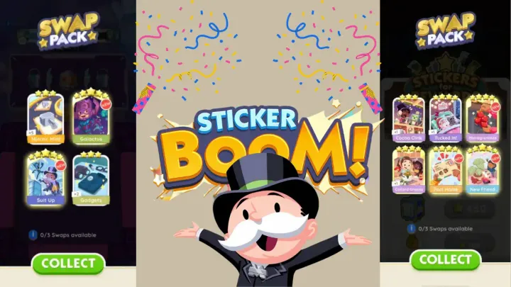 Monopoly Go: Should You Use Swap Packs During Sticker Boom?