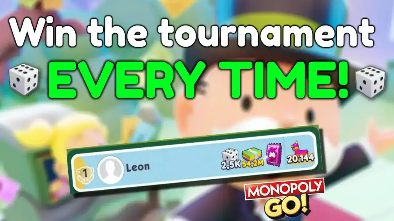 monopoly go how to win every tournaments